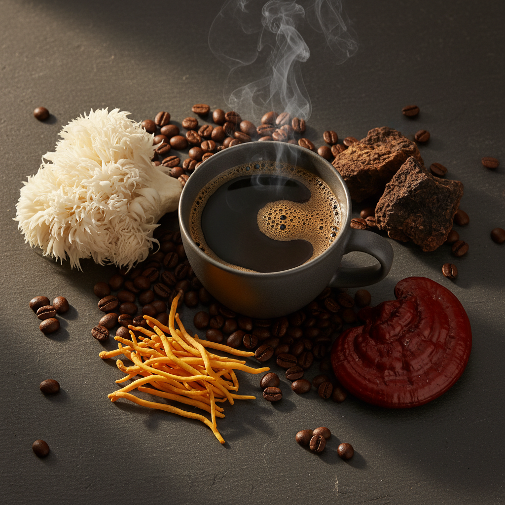 Coffee with Functional Mushrooms